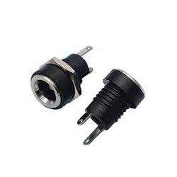 DC-022B Female DC Power Connector 2.5X5.5mm Mount Type DC Jack with Lock