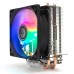 ALPHA 200 Tower RGB CPU Rounded Cooling Fan 4 Heat Pipes PWM 3PIN Cooling Fan For Intel / AMD