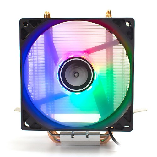 ALPHA 200 Tower RGB CPU Rounded Cooling Fan 4 Heat Pipes PWM 3PIN Cooling Fan For Intel / AMD
