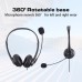 Call Center Noise Cancelling HeadPhone 360 Micrphone / 3.5mm Jack Headset / Headphone