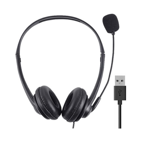 Call Center Noise Cancelling HeadPhone with USB 2.0 Jack Headset / Headphone