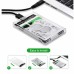 HDD ENCLOSURE / 2.5 inch HDD/SSD Case USB 3.0 HIGH-SPEED EXTERNAL DISK CASE - CLEAR