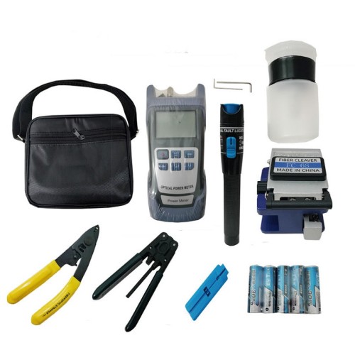 FTTH Fiber Optic ToolKit / Fiber Cleaver / Optical Power Meter / Fiber Stripper Kit