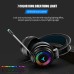 G60 LED Gaming Headset / Cool Colorful RGB Lights  / USB + 3.5mm Jack - (BLACK)