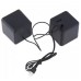 6W  Mini Portable Speaker for Computer / Laptop USB 2.0/  3.5mm Stereo Jack and USB