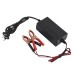 Auto Cut off Full Charge Smart Portable 12V Battery Charger - Compatible with Li-Ion and Acid Batteries