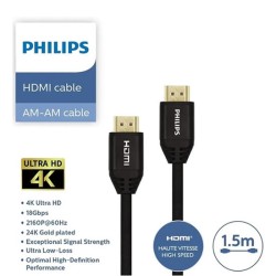 Original Philips 4K HDMI 2.0 Ultra HD 60Hz 1.5m / High Definition Cable