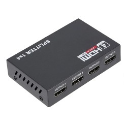 Full HD 1080p 1X4 Port HDMI IO Splitter Box 1 in 4 Out / HDMI Display Splitter
