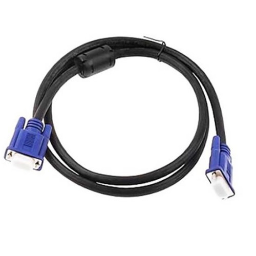 1.5m 1080P VGA Cable 3+6 15 Pin VGA to VGA for HD PC Monitor Projector TV Braided Shielding Cord