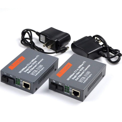 HTB-3100A/B 25KM netLINK 10/100M Single-mode Single-fiber WDM Media Converter A+B