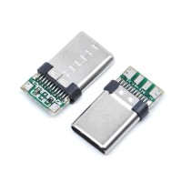 Type-C / USB C USB 3.1 Male Socket PCB Open Board Connector (MALE)