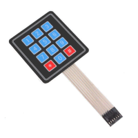 4X3 Matrix Keypad / 4 Buttons Matrix Keypad – Human Interface Component for PIC/AVR/STM/ATMEL