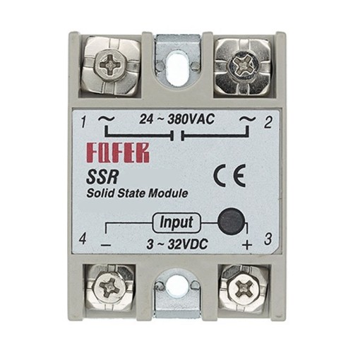 SSR-40DA / SSR-25DA / SSR-60DA Solid State Relay Module / INPUT 3 ~ 32V DC Heavy Duty Solid State Relay