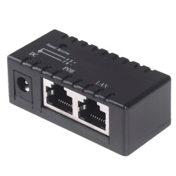 Passive POE (Power-Over-Ethernet) Injector for IP-Camera / VoIP / WiFi Access Point 12v|48v