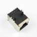 RJ45 PCB Mount Vertical Pin 52/8P8C Female Ethernet Socket Replacement w/d Light + Shielded