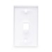 Faceplate Single Port IO Keystone Face Plate 1 Port ABS Wall Plate