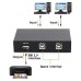 2 Port USB Sharing Selector Switch Box for Printer, Scanner, Camera, Keyboard, Custom Projects