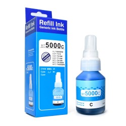 Cyan Ink BT5000C 50ml Refill Ink for Brother Printers / Cyan Ink BT5000 for Brother Printers