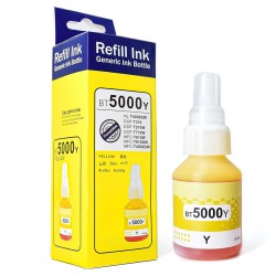 Yellow Ink BT5000Y 50ml Refill Ink for Brother Printers / Yellow Ink BT5000 for Brother Printers
