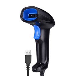 Handheld Barcode Scanner wired USB / 1D Bar code Plug & Play Scanner for Business Automations