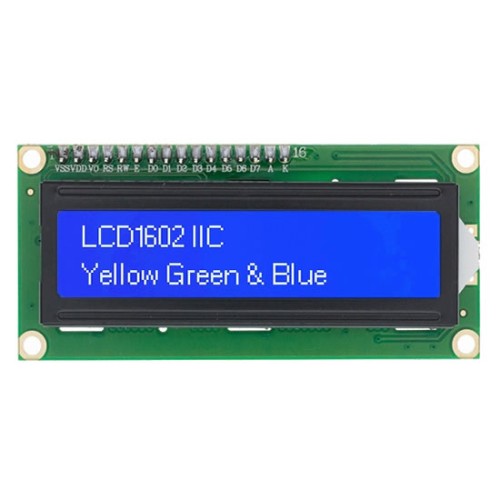 16X2 LCD DISPLAY Module (BLUE) / 16x2 Display with PCF85747 / IIC / i2C 4Pin Interface