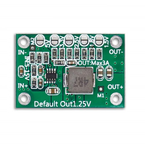 DC Step Down Power Converter Board  DC ~ DC 5-16v To 1.25v 1.5v 1.8v 2.5v 3.3v 5v 3a