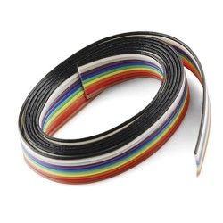 Ribbon Cable 10 Wire 1meter / Rainbow Flat Ribbon Cable Wire