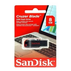 8GB Portable Memory Sticks 100% Original SanDisk Cruzer Blade USB 2.0 Flash Drives Compact Storage