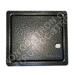 Closed Galvanize Metal Coin Door for Vendo Machines /17X15.5X1CM / 19.6X18.3X1.5CM