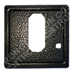 Single Hole Coin Acceptor Galvanize Metal Coin Door for Vendo Machines /17X15.5X1CM / 19.6X18.3X1.5CM